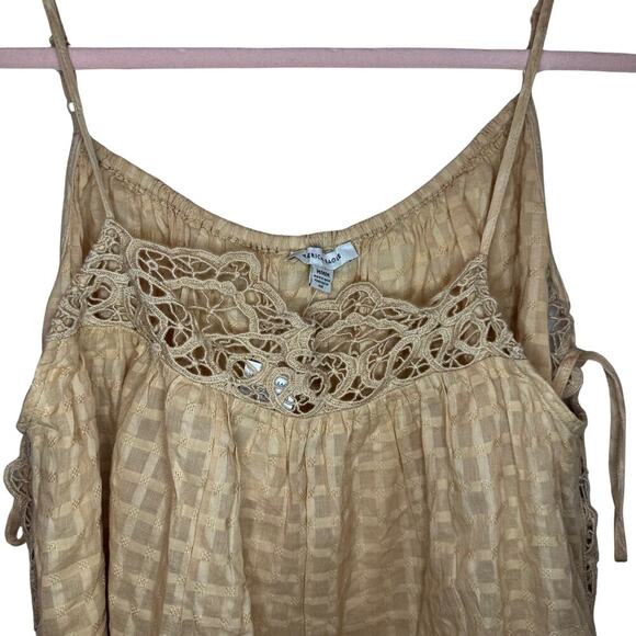 NWT American Eagle Flowy Side-Tie Spaghetti Strap Tank - Sunshine Vibes ☀️ - Picture 3 of 8